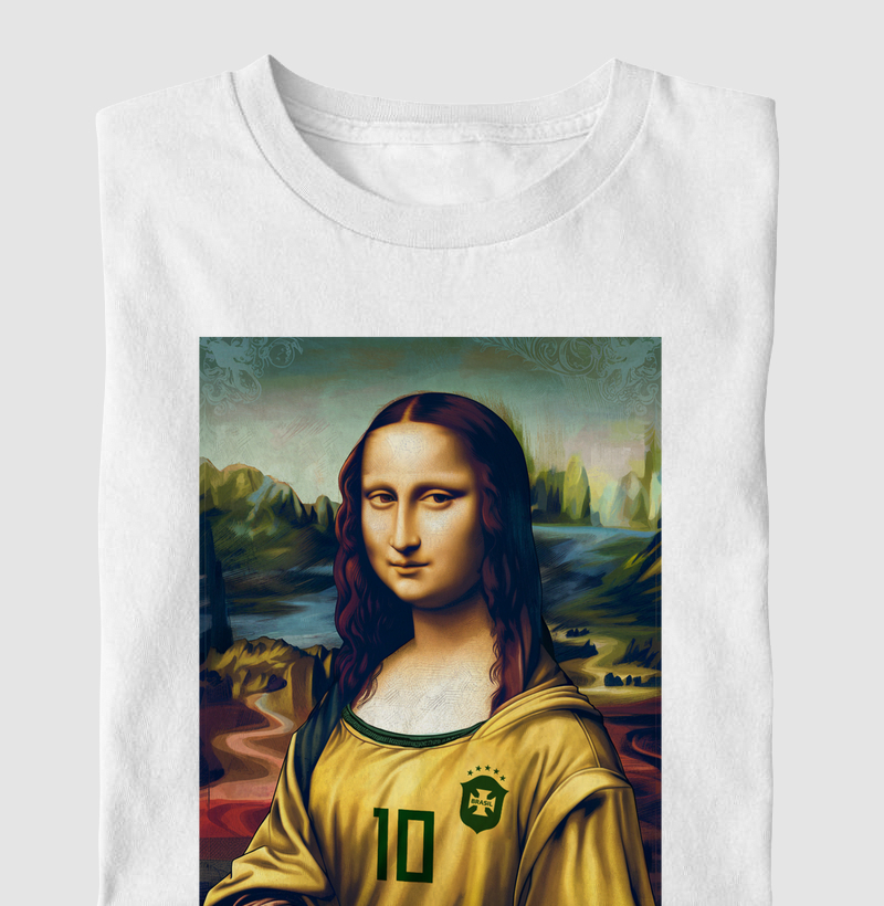 Camiseta Mona Lisa é seleção