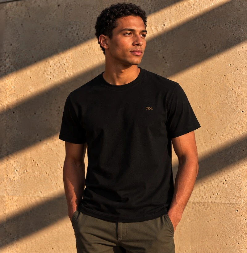 TRM Timeless Premium Black - Camiseta Algodão Peruano