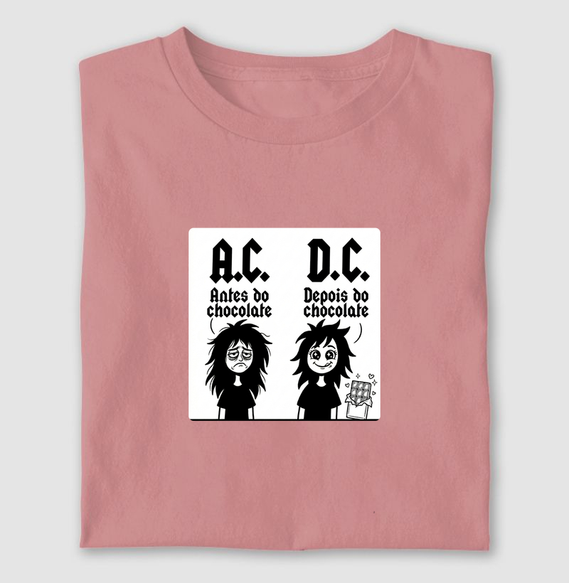 AC ANTES DO CHOCOLATE | DC DEPOIS DO CHOCOLATE