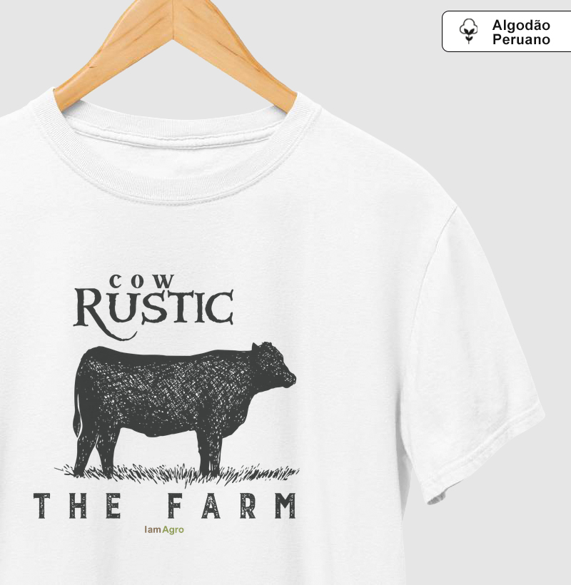 Camiseta Cow Rustic Farm