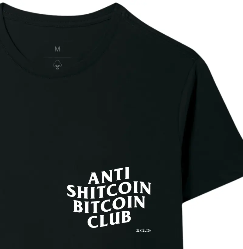 Camiseta Anti Shitcoin Bitcoin Club - 21Million