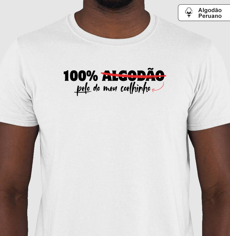 100% pelo de coelhinho