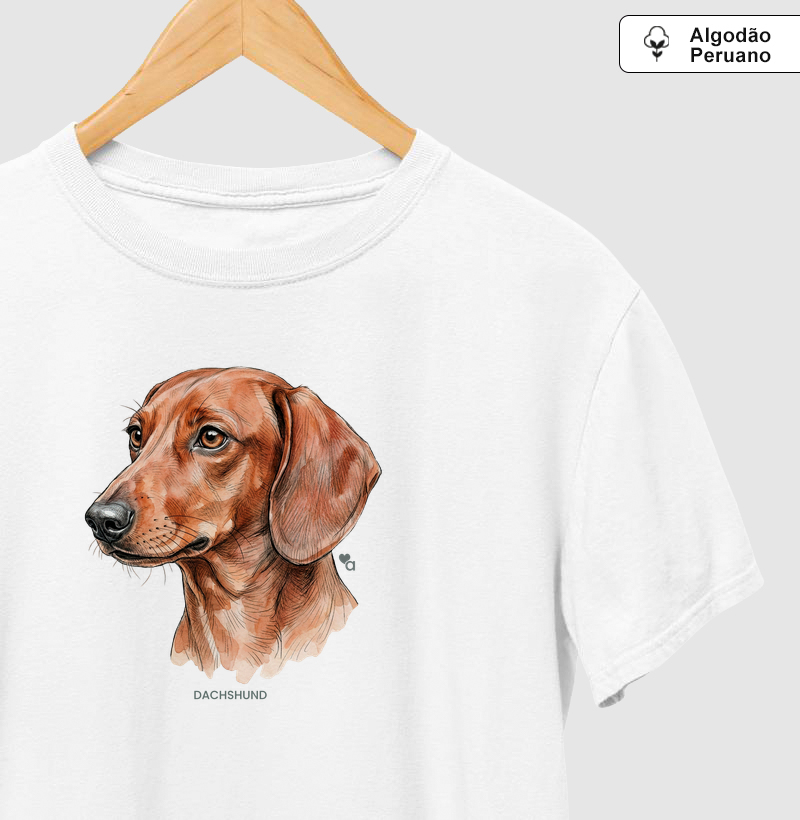 Cães - Dachshund - Algodão Peruano