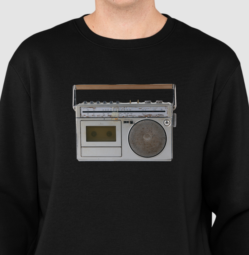 Blusa Moletom Masculino Vintage Rádio Owl Basic