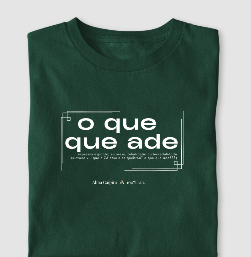 O que que ade