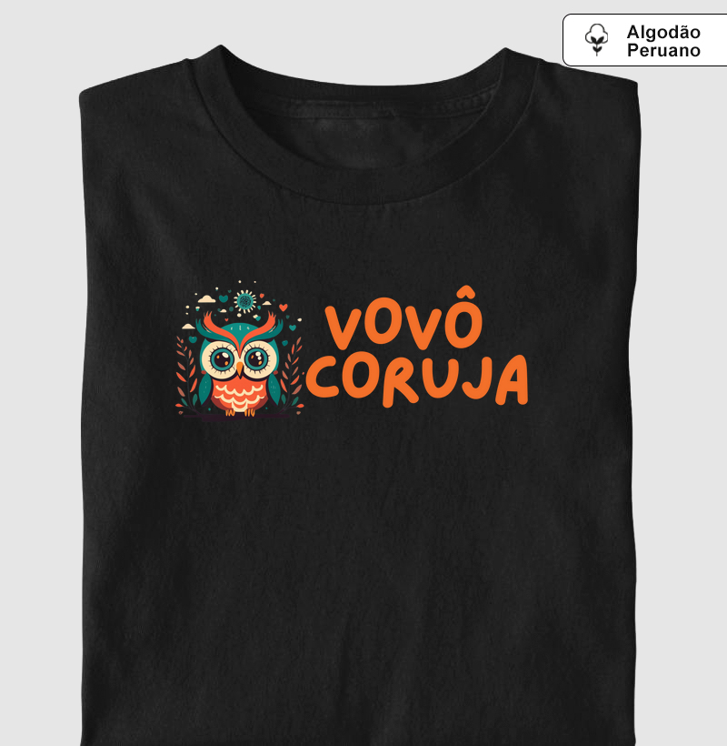 Vovô coruja (algodão peruano)