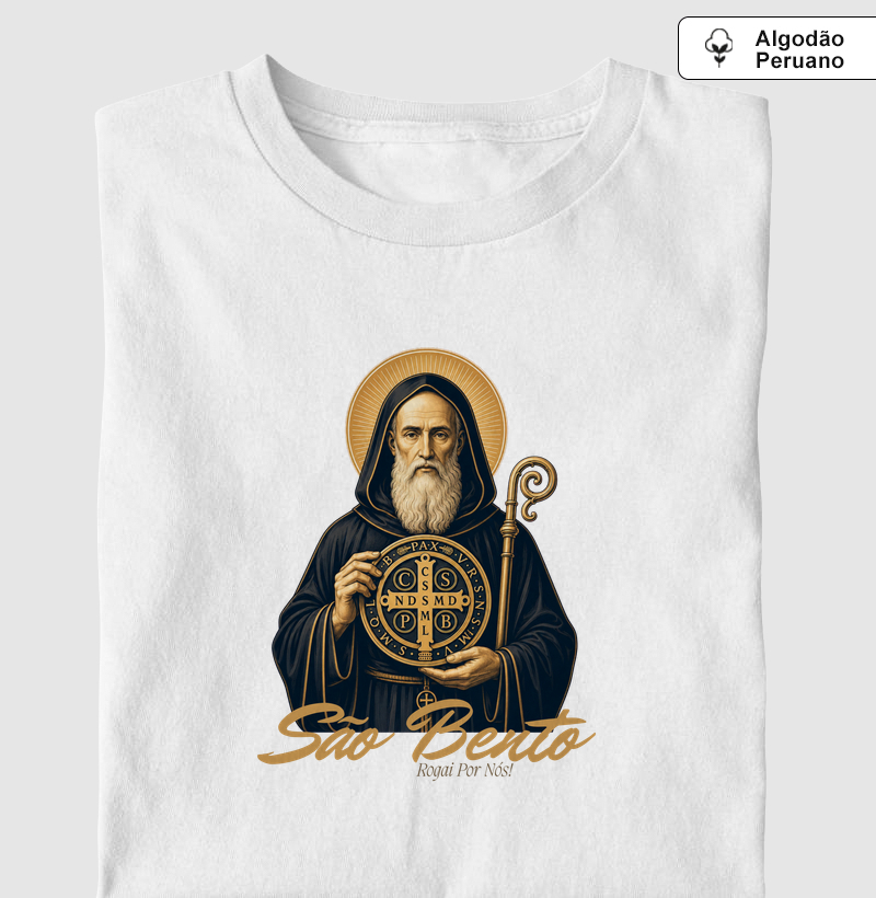 Camiseta Algodão Peruano São Bento
