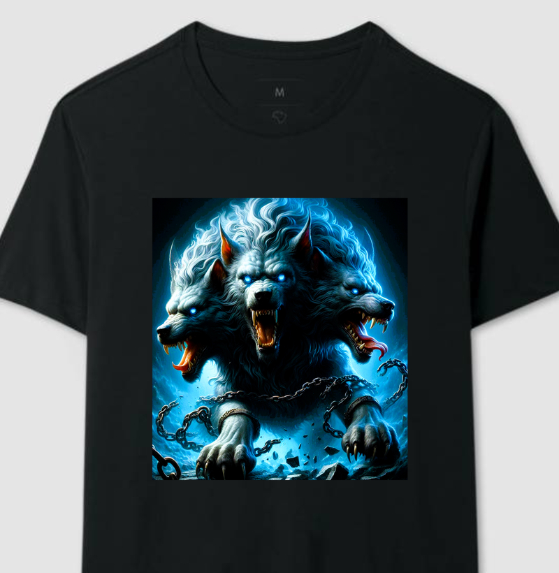 Camisa "Cérbero – Guardião do Submundo"