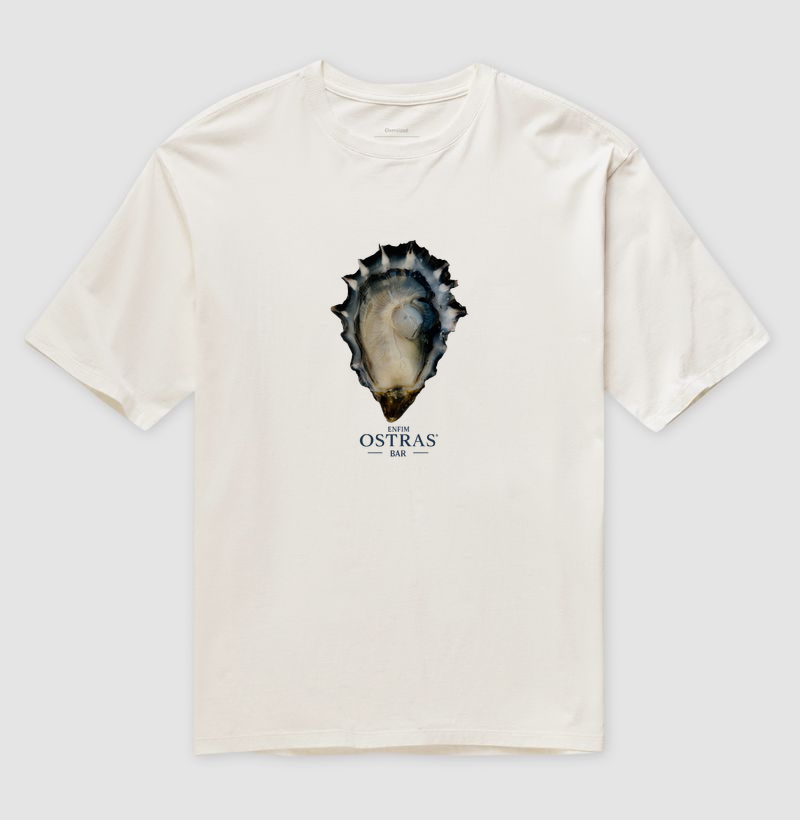 Camiseta Oversized Enfim, Bar - por Enfim