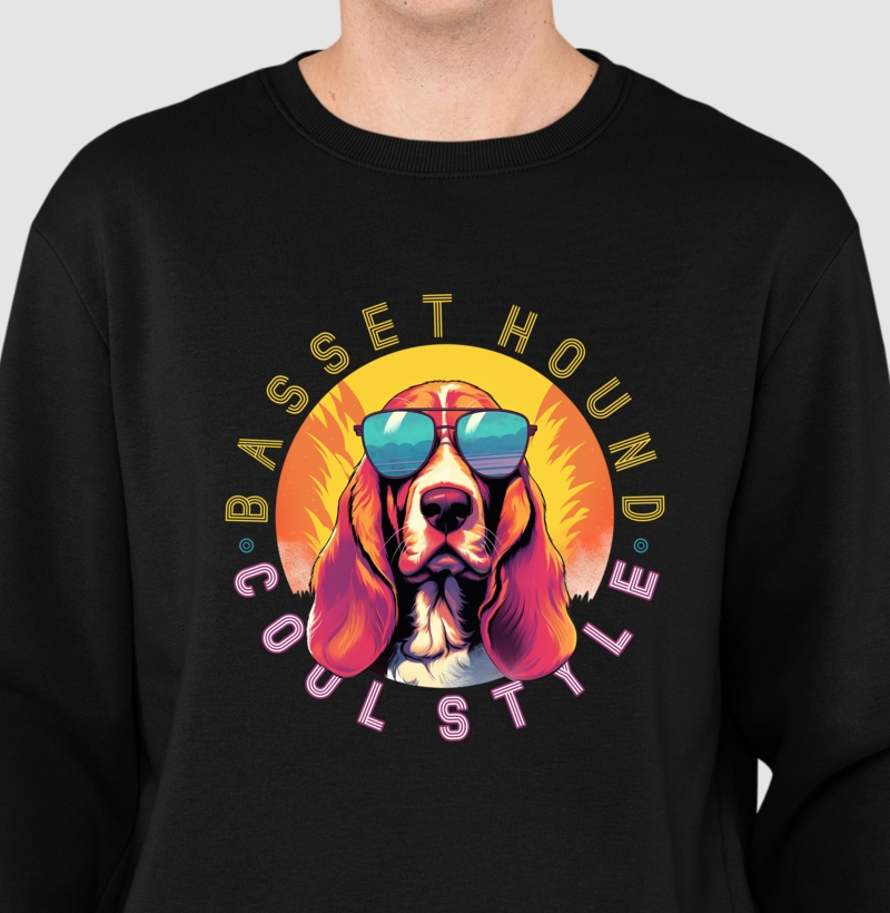 Suéter Moletom Basset Hound 02