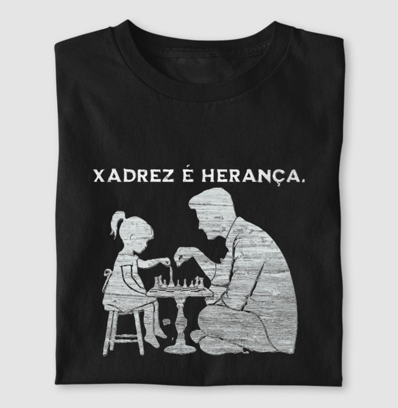 Xadrez é herança - Pai e menina