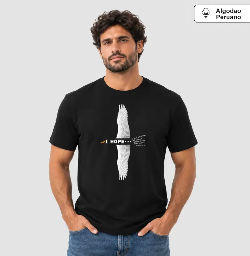 Camiseta Esperança que Renova - Algodão Peruano