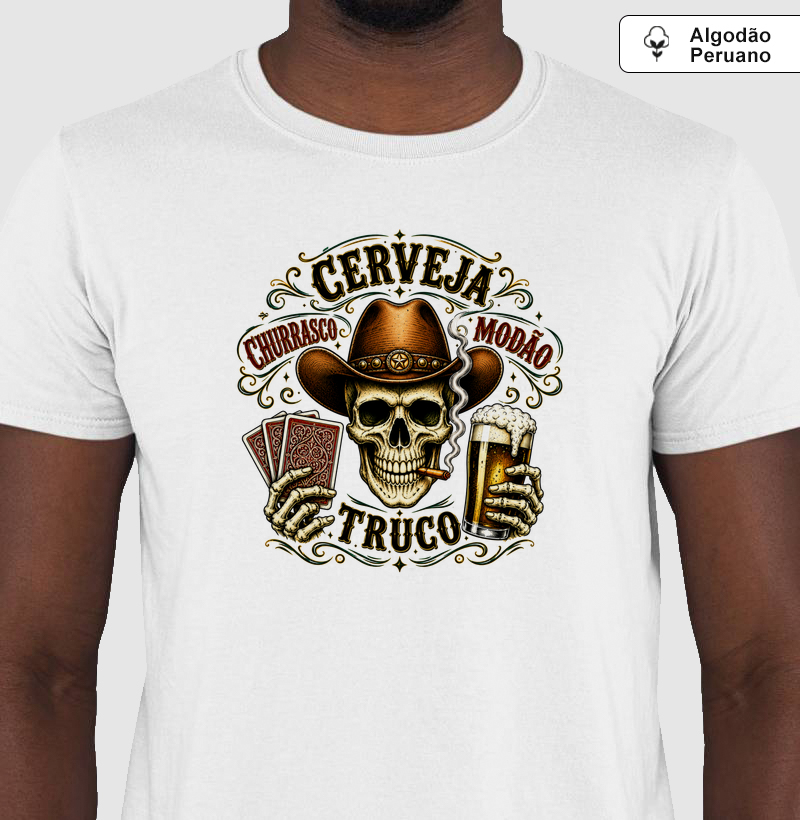 Cerveja, churrasco, modão e truco!