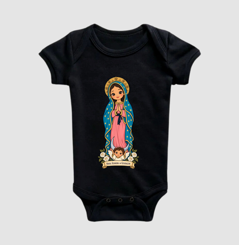 Nossa Senhora de Guadalupe estilo chibi