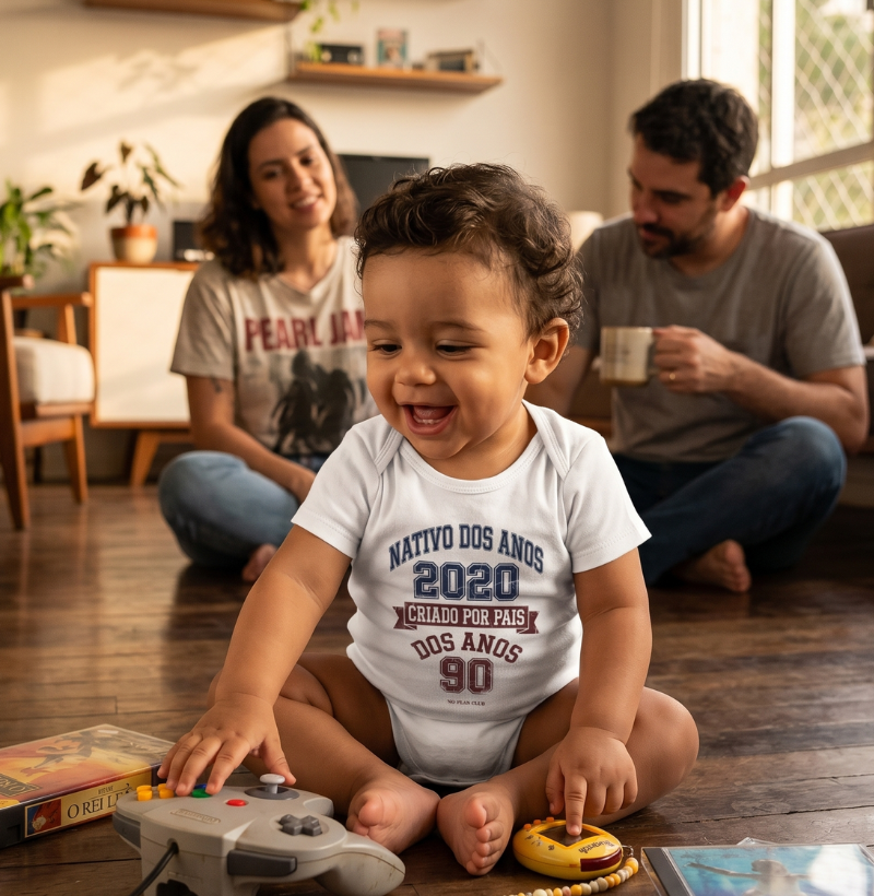 Body Bebê Nativo dos Anos 2020 | 100% Algodão | No Plan Club