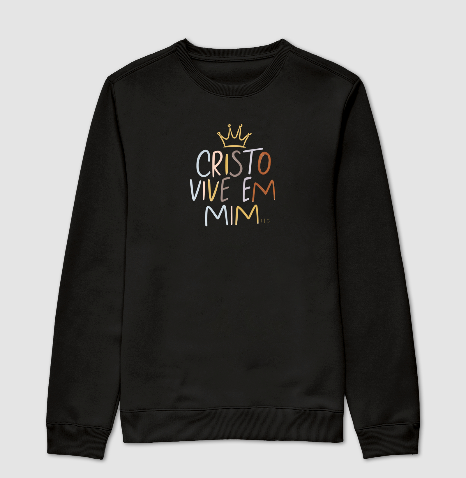 Suéter Slim Cristo Vive em Mim