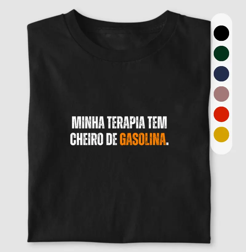 Minha terapia tem cheiro de gasolina