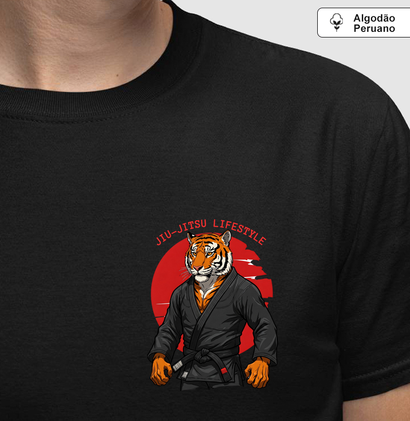 Tigre - Jiu-Jitsu - Lifestyle - Algodão Peruano