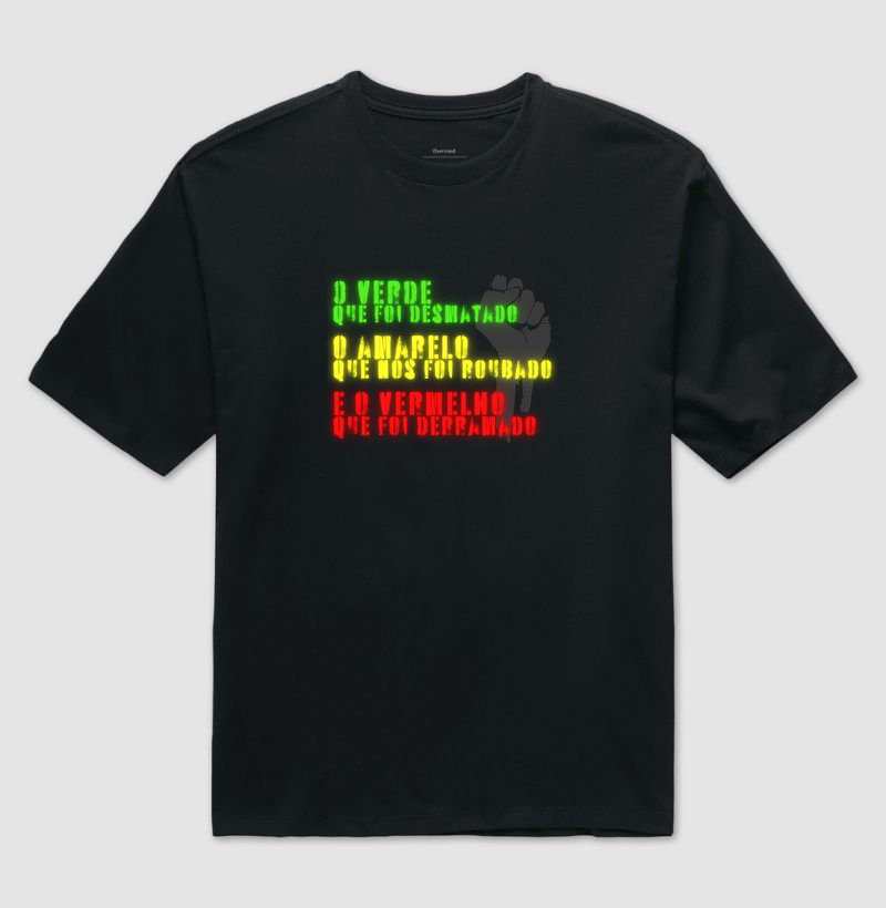 Nossas cores - Camiseta Oversized