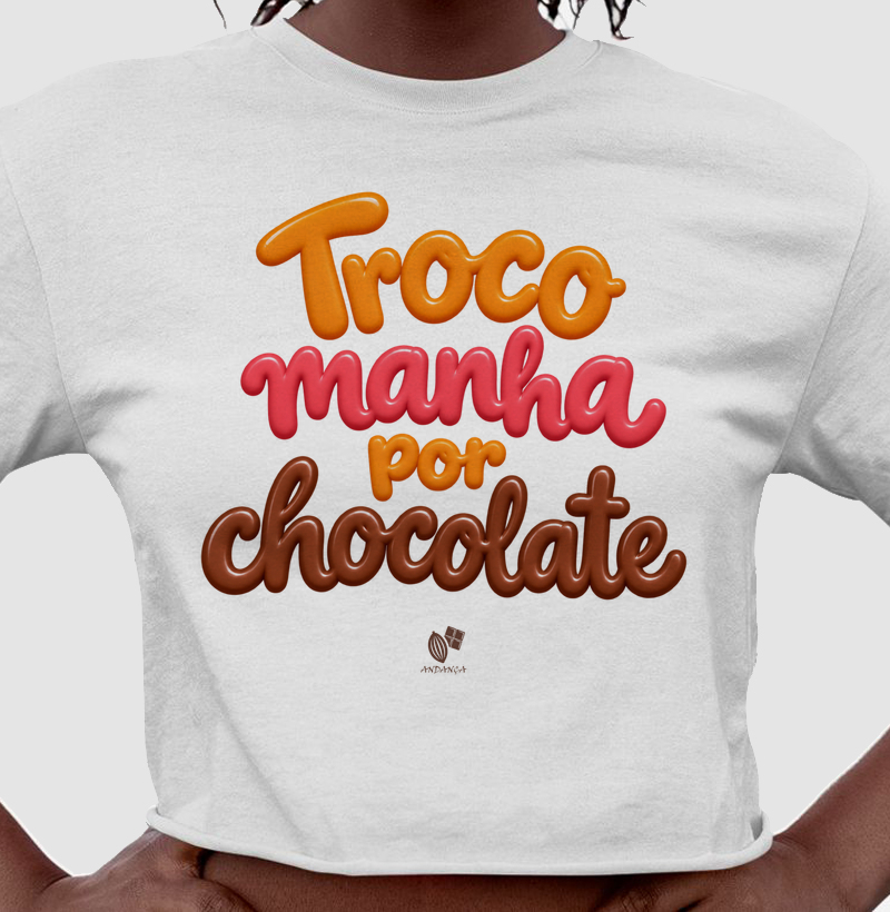 Troco manha por chocolate color - Cropped