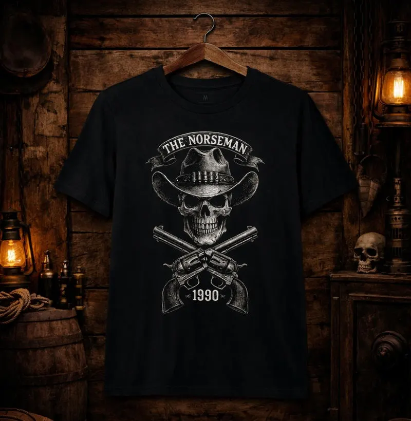 Camiseta Cowboy Skull