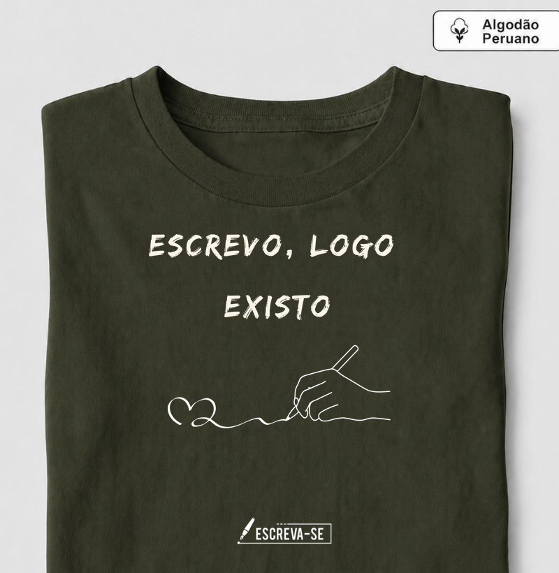 Escrevo, logo existo