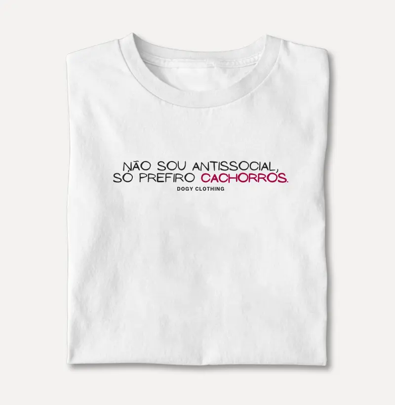 Não Sou Antissocial só Prefiro Cachorros