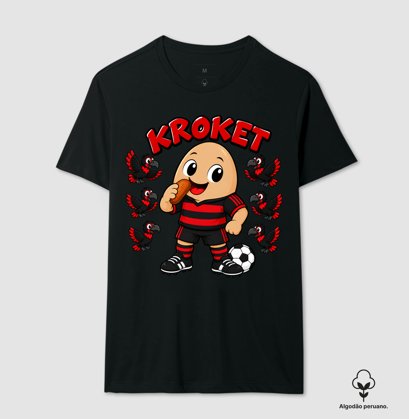 Egg Kroket : Nação - Camiseta Algodão Peruano