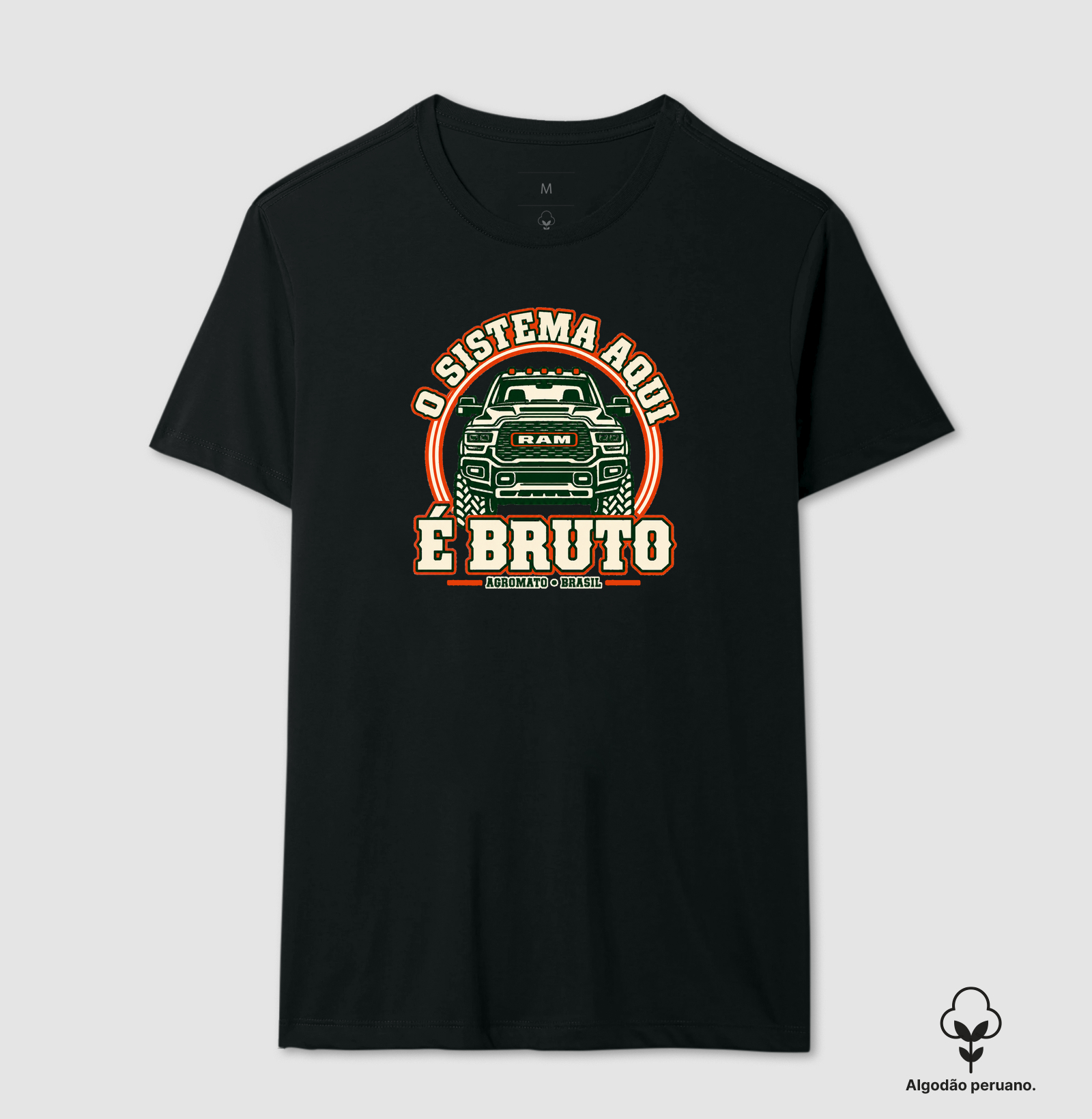 Camiseta O Sistema Aqui é Bruto