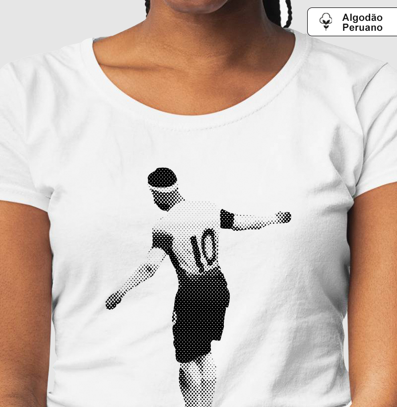 Camiseta Feminina Algodão Peruano - Memphis