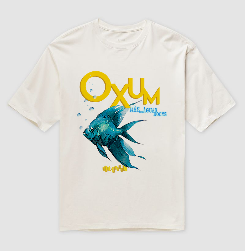 oversized OXUM mãe das águas doces unissex