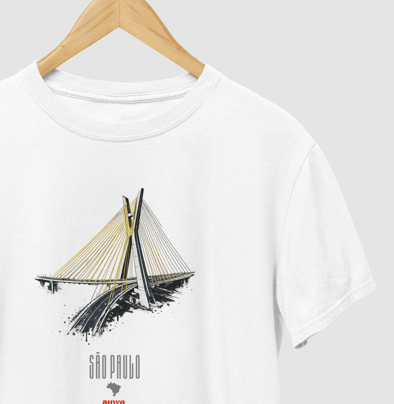 ponte estaiada estencil