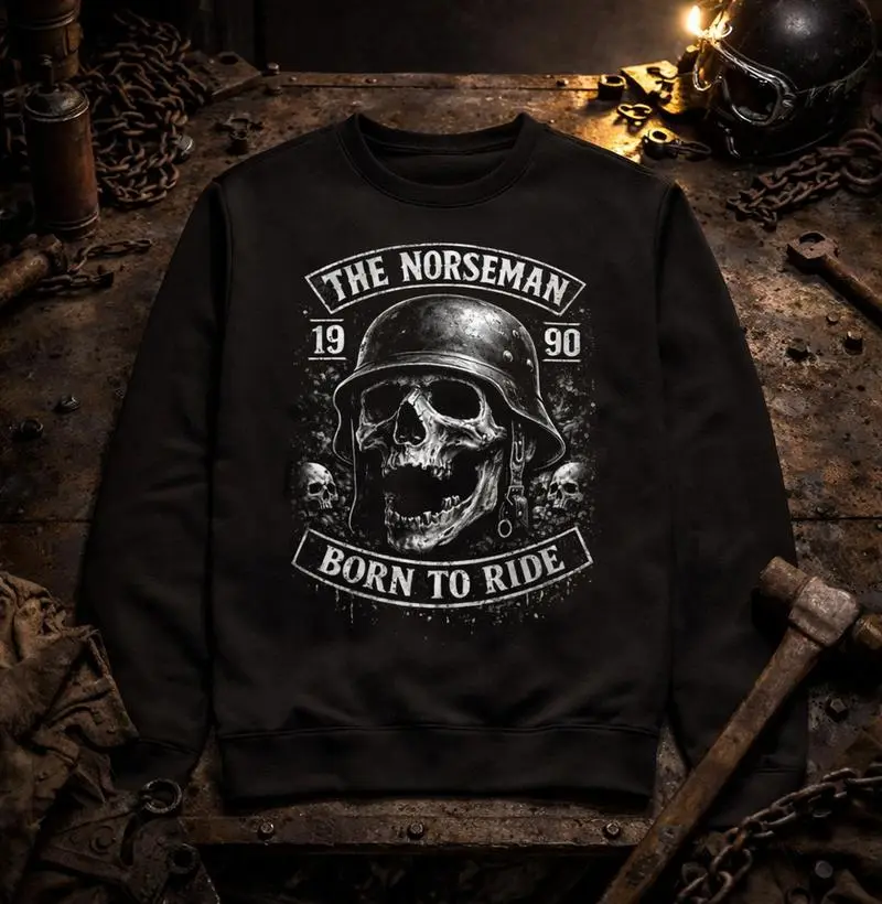 Moletom Sueter Skull and Helmet