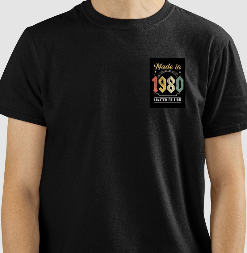 Camiseta Made in 1980