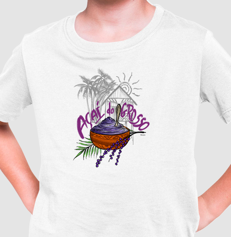 Estampa "Açaí do grosso"