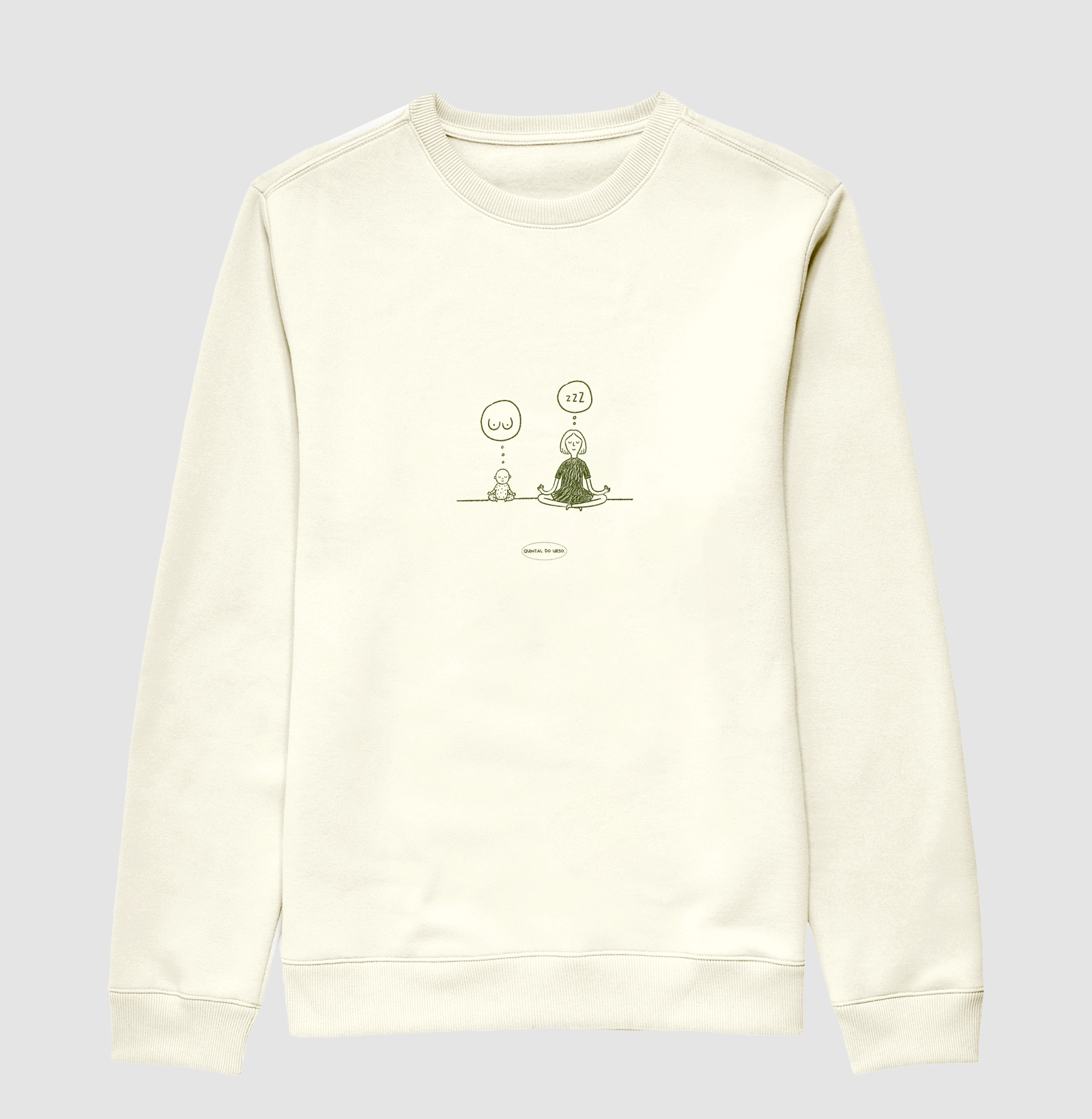 Camiseta pensamento de mãe, pensamento de bebê