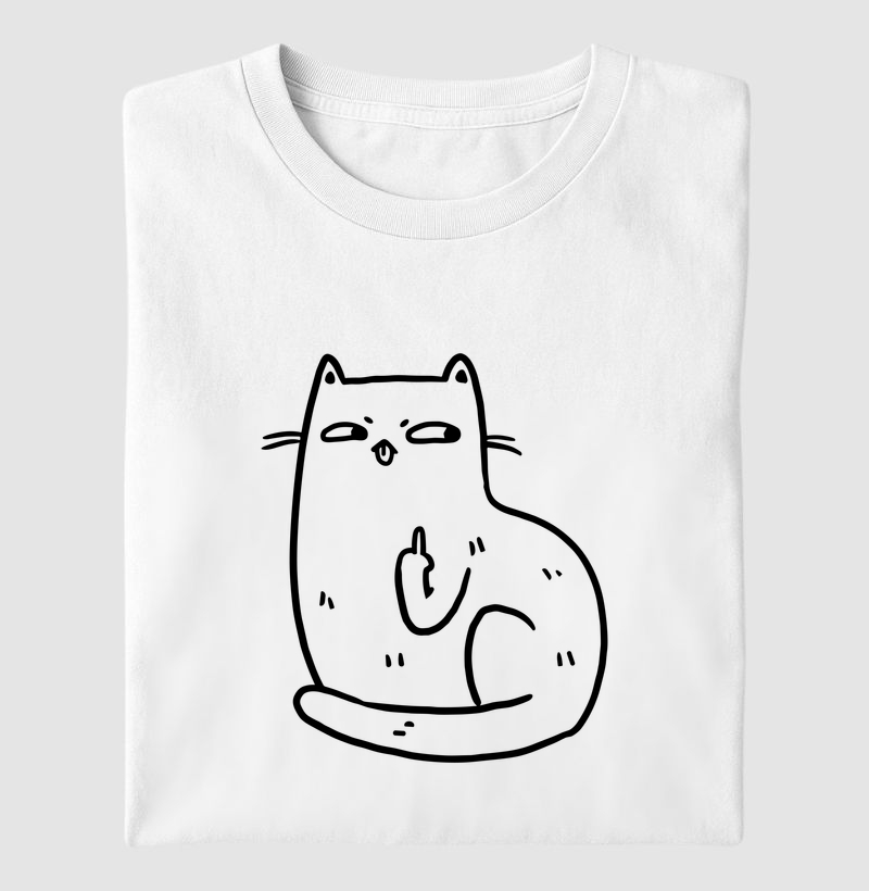 Middle Finger Cat