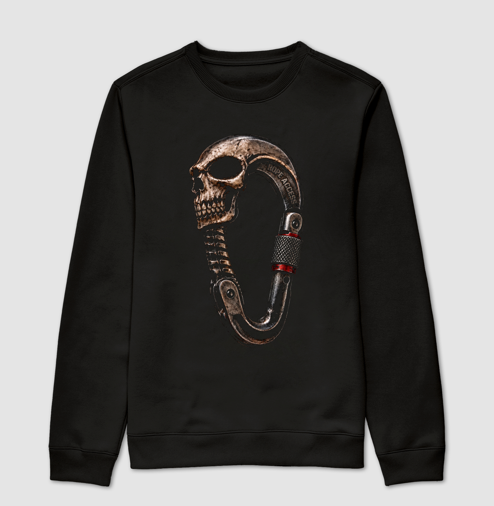 Carabiner Skull - Mosquetão - Suéter Moletom