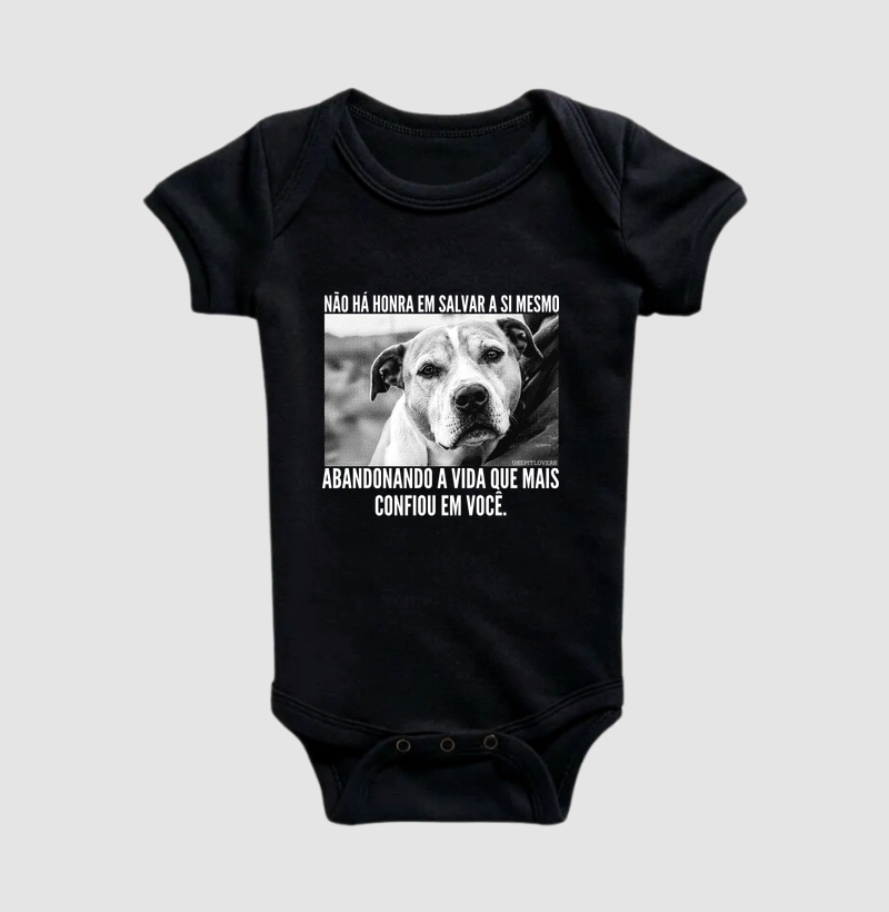 NÃO A HONRA EM SALVAR A SI MESMO ABANDONANDO A VIDA QUE MAIS CONFIOU EM VOCÊ.