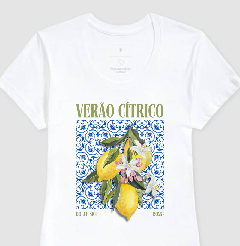 Camiseta Verão Cítrico