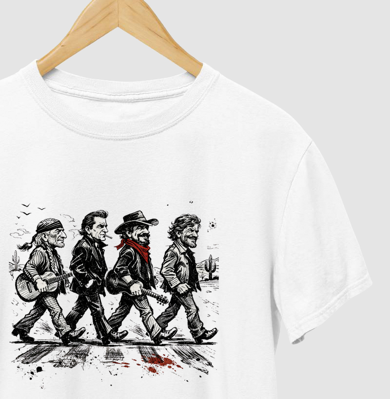 Camiseta Country Outlaw Walk – Highway Legends Style