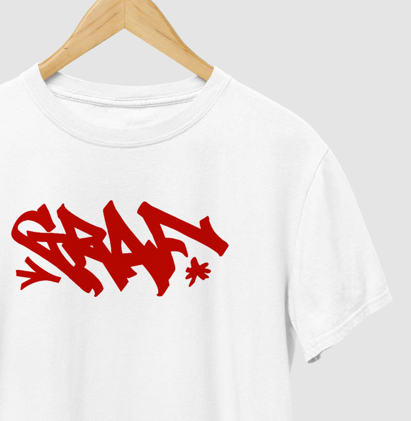 Camiseta Graf Tag Vermelha