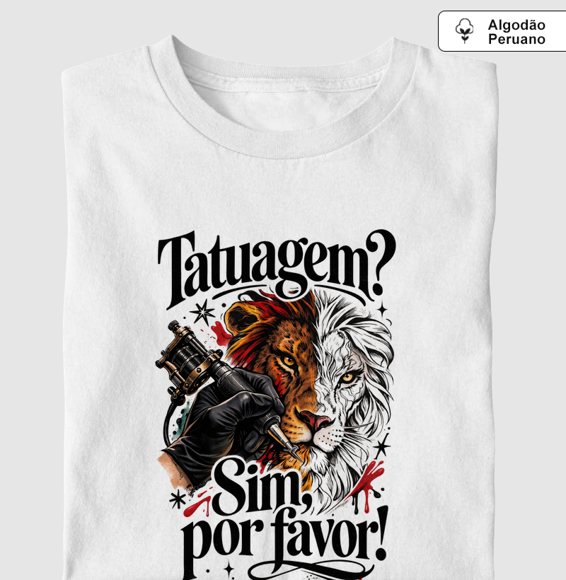 Tatuagem, por favor.