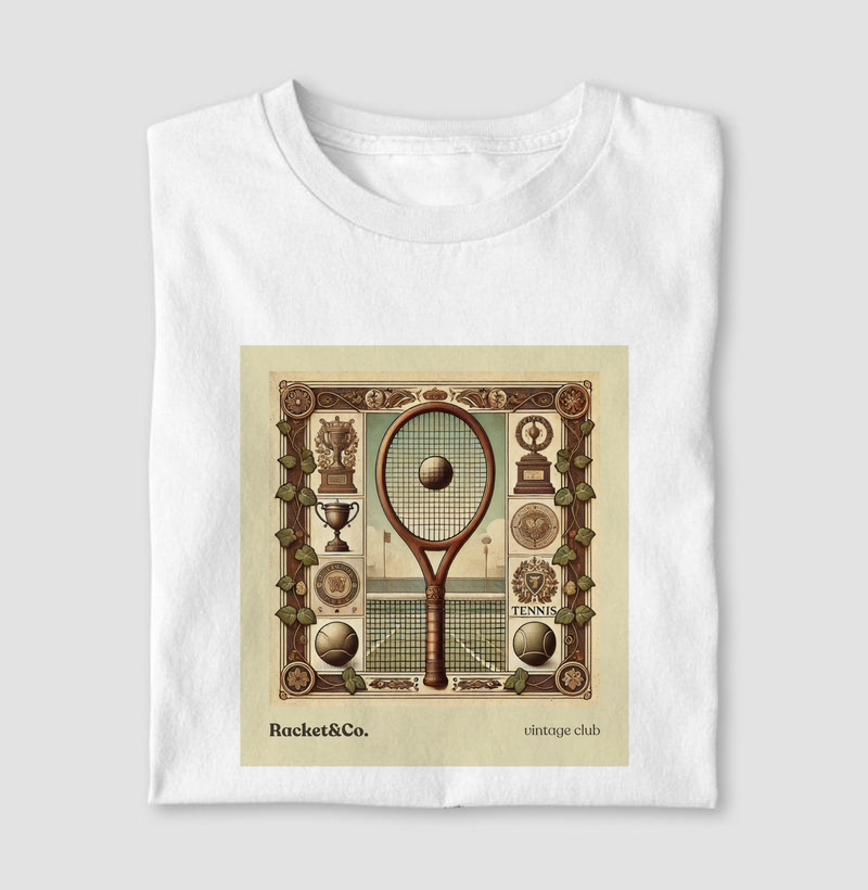 Camiseta Raquete Vintage