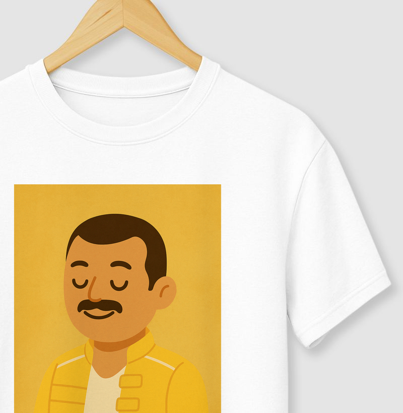 👑 "Freddie Mercury" – Camiseta Autoral