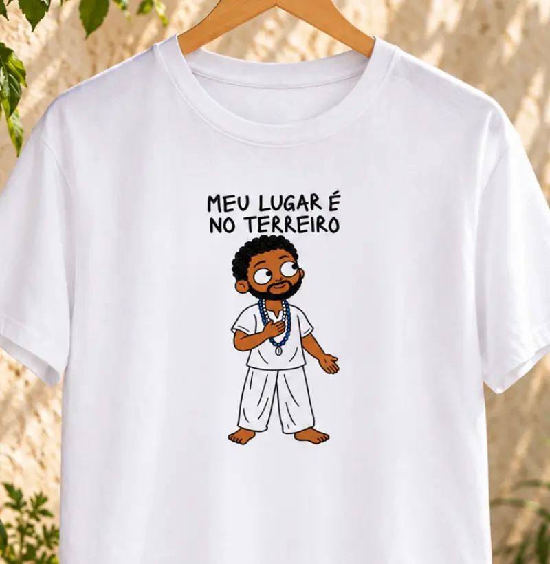 MEU LUGAR - MASC - Camiseta Algodão Peruano