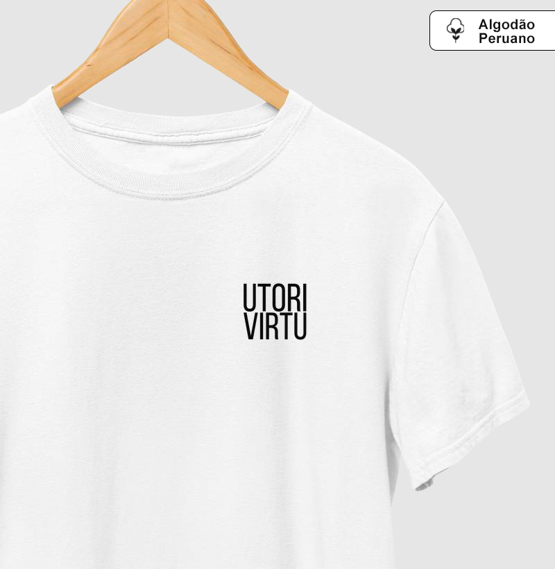 Utori Virtu - Magias Monk - Camiseta Algodão Peruano