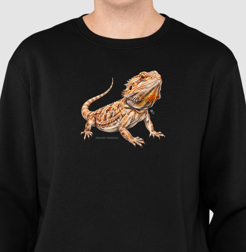 Répteis - Dragão-Barbudo - Moletom Suéter
