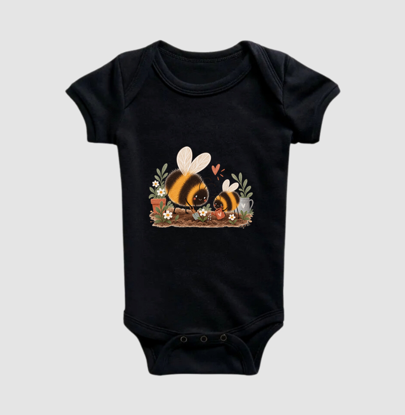 Abelhinhas — Cultivando Amor - Body Infantil
