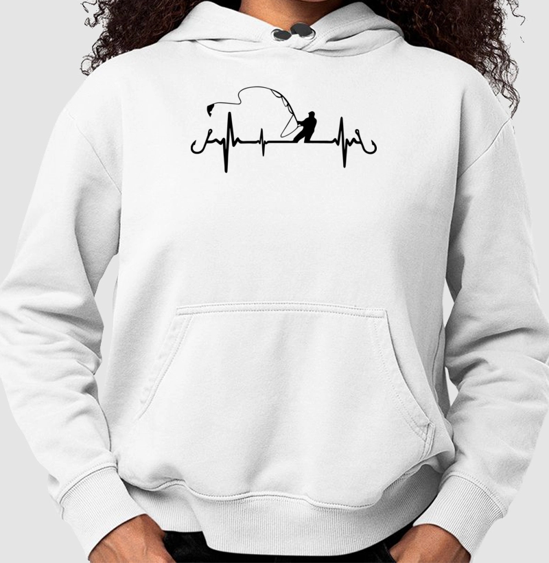 Casaco Moletom Batimento Cardíaco Pescaria